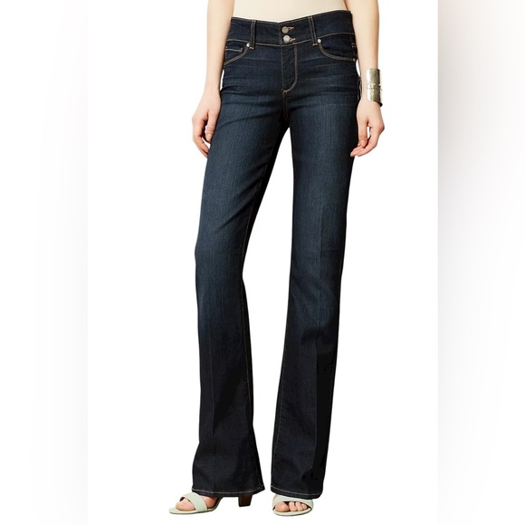 Paige Hidden Hills Bootcut Premium Denim Jean 33X30 Dark Wash Stretch High Rise - Picture 1 of 8